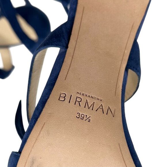 NWOB Alexandre Birman Mary Suede Knot Heeled Sandals - Picture 8 of 9